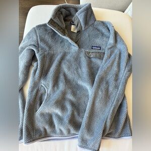 Patagonia Light Blue/Gray Fleece Pullover
